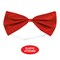 12 Pack Bulk Red Bow Tie One Size Fits Most with Elastic Band
